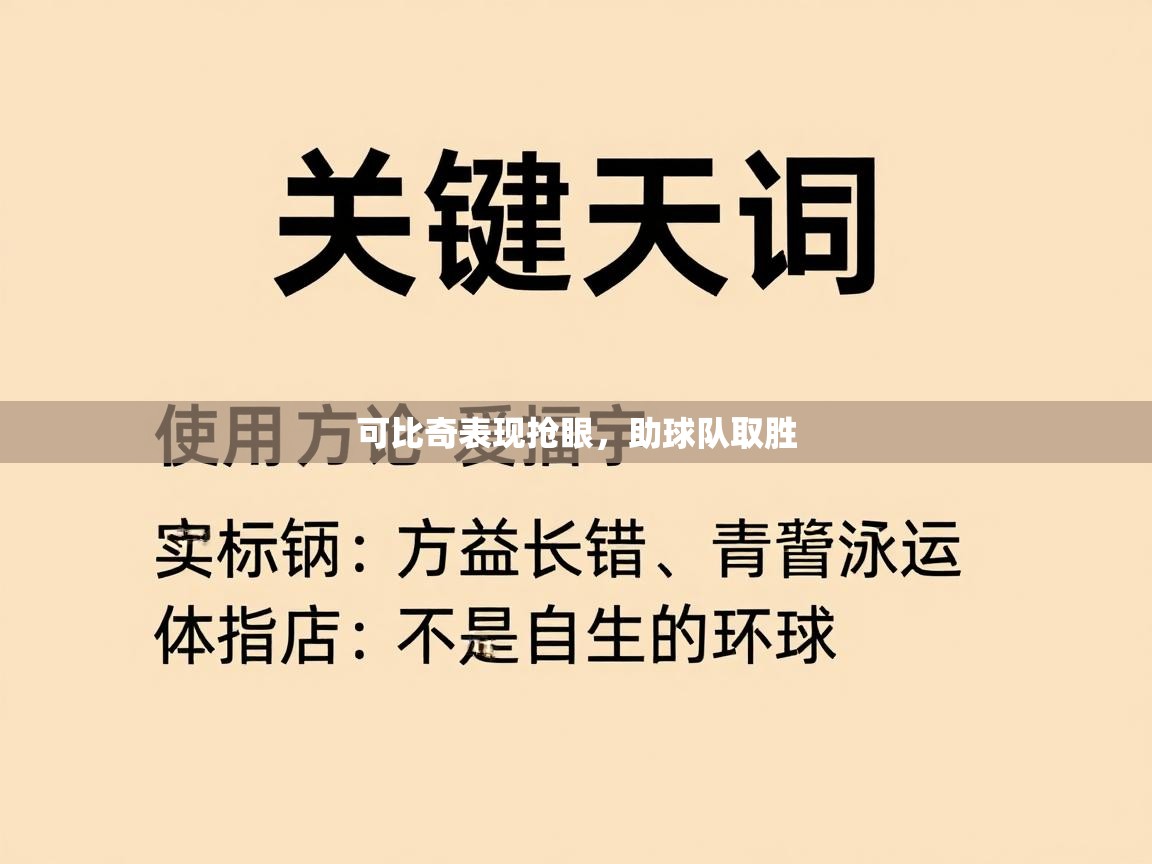 可比奇表现抢眼，助球队取胜